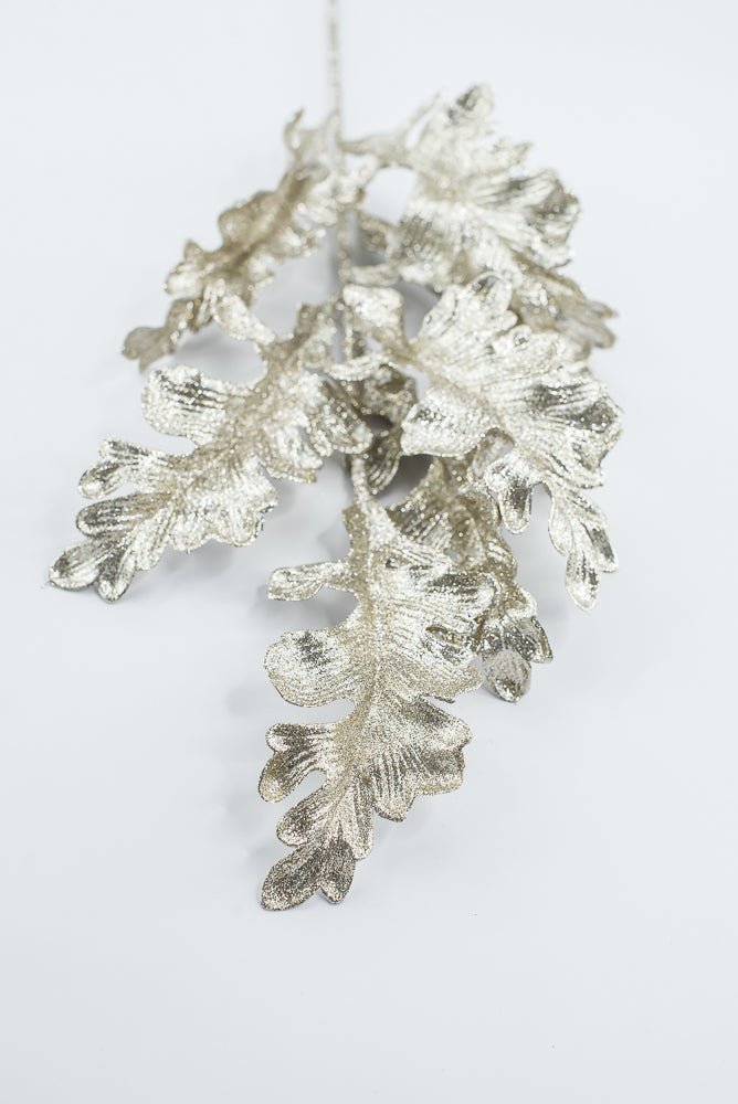 Artificial Platinum Acanthus Curled Leaf Spray - 20" - Greenery MarketArtificial Flowers240157