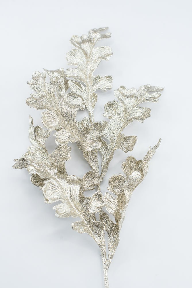 Artificial Platinum Acanthus Curled Leaf Spray - 20" - Greenery MarketArtificial Flowers240157