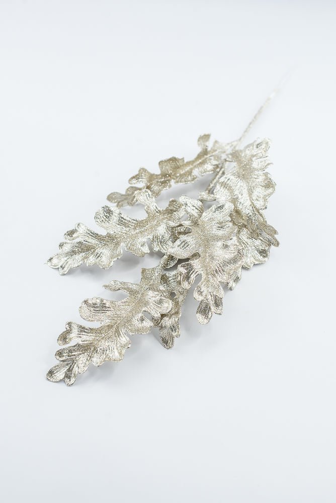 Artificial Platinum Acanthus Curled Leaf Spray - 20" - Greenery MarketArtificial Flowers240157