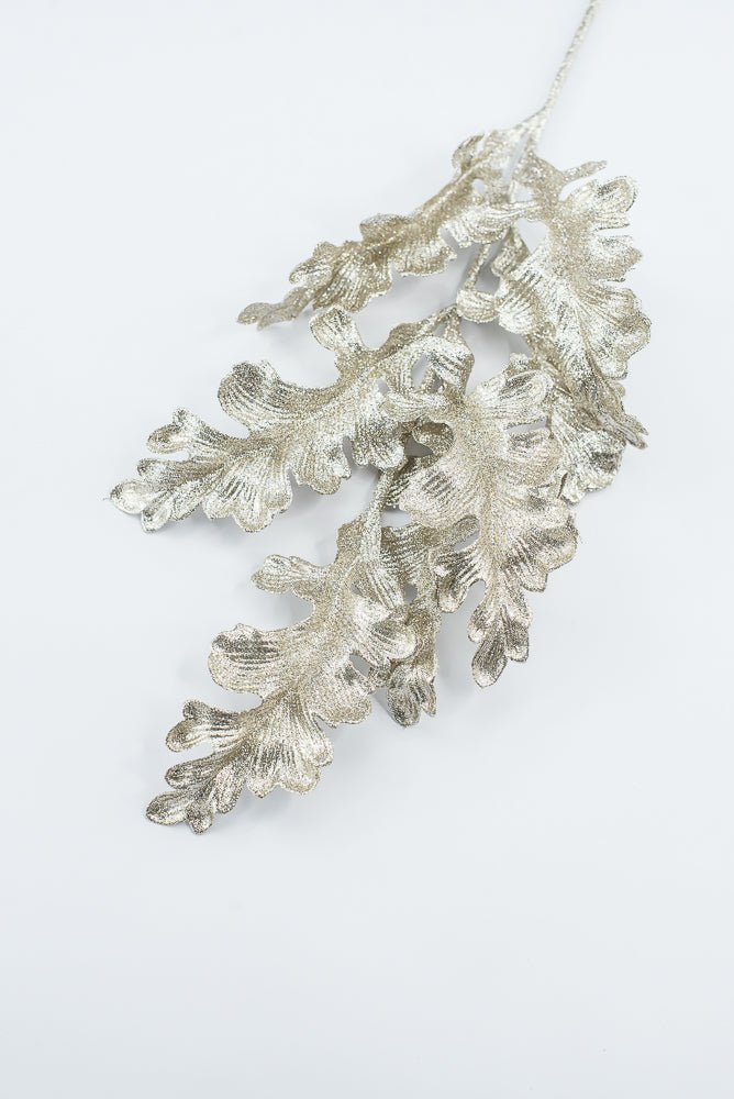 Artificial Platinum Acanthus Curled Leaf Spray - 20" - Greenery MarketArtificial Flowers240157