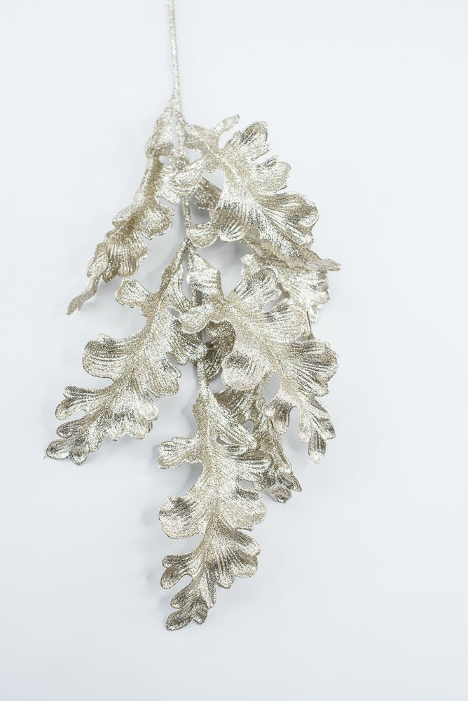 Artificial Platinum Acanthus Curled Leaf Spray - 20" - Greenery MarketArtificial Flowers240157