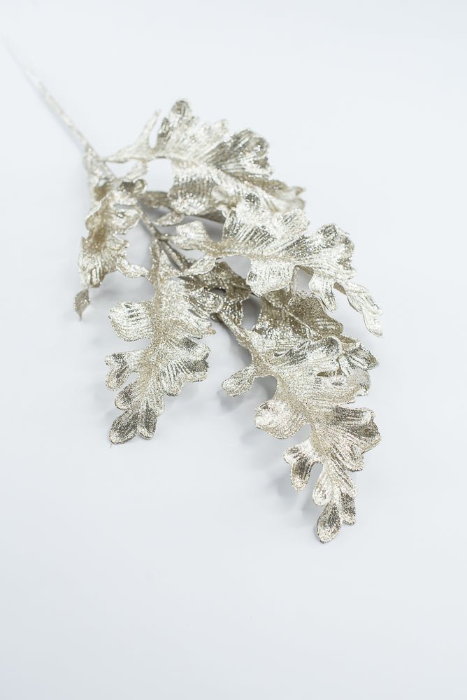 Artificial Platinum Acanthus Curled Leaf Spray - 20" - Greenery MarketArtificial Flowers240157