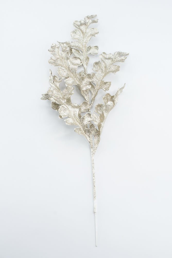 Artificial Platinum Acanthus Curled Leaf Spray - 20" - Greenery MarketArtificial Flowers240157