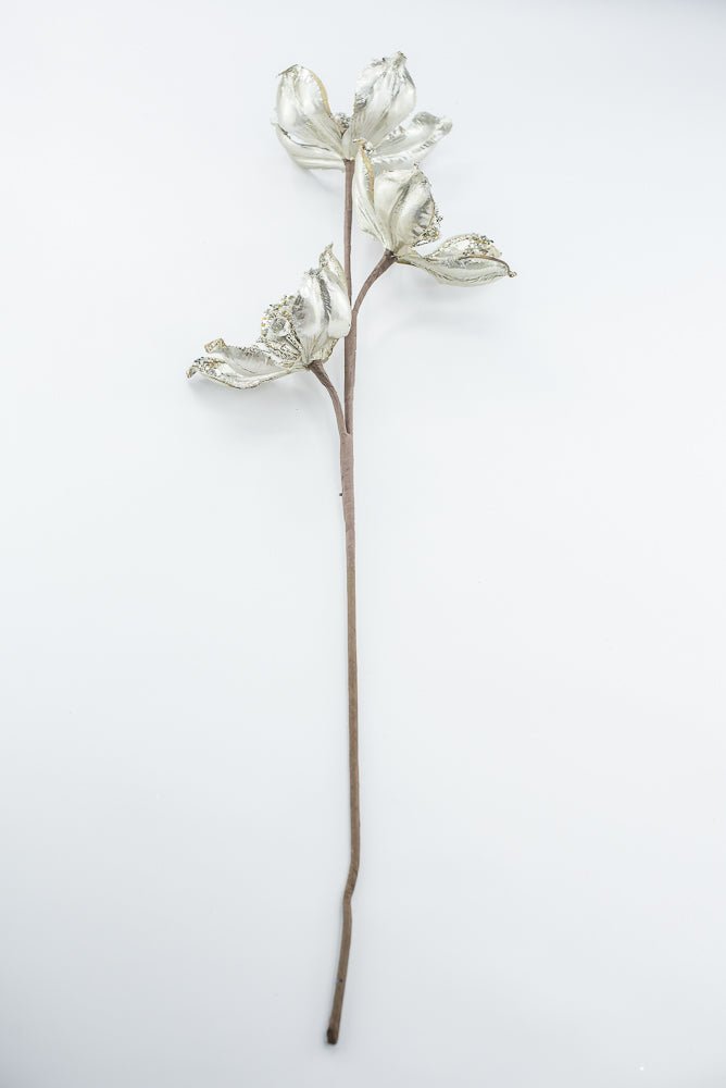 Artificial Platinum Magnolia Spray - 29" - Greenery MarketArtificial Flowers283576