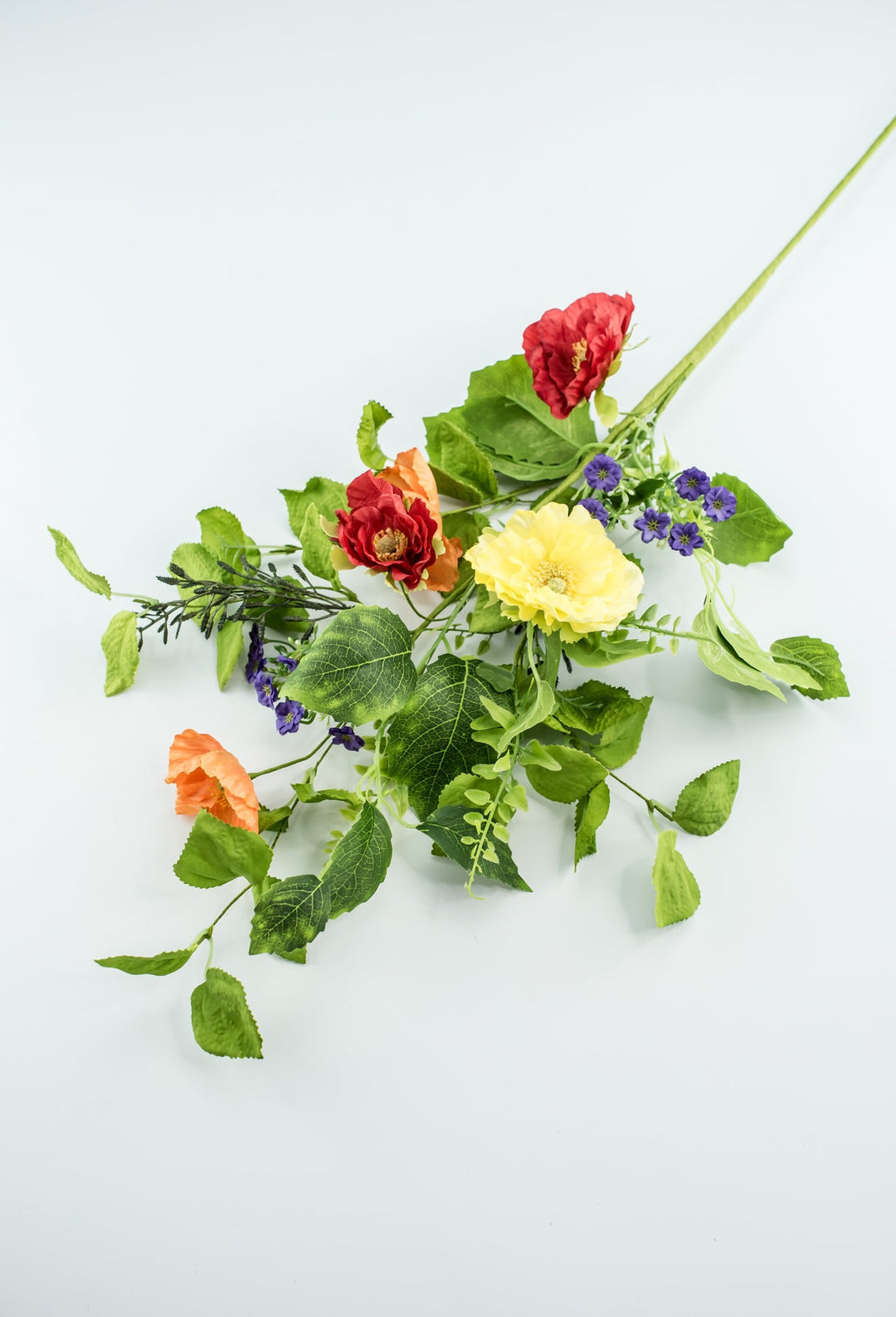 Artificial Poppy spray with greenery - Greenery Marketartificial flowers62778