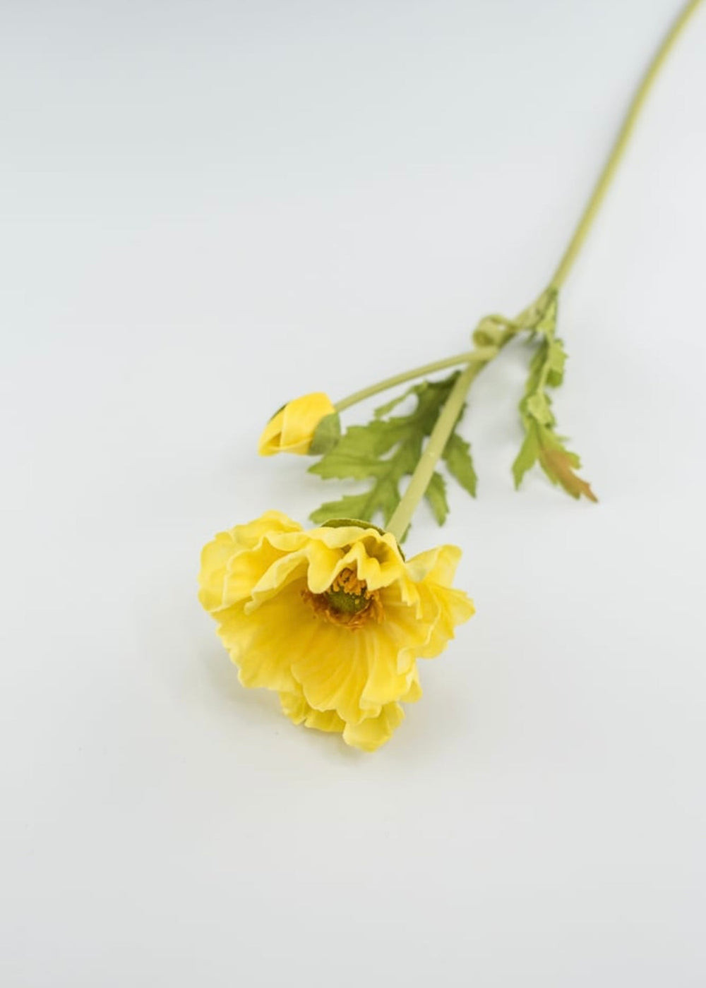 Artificial poppy spray yellow - Greenery Market4874-y