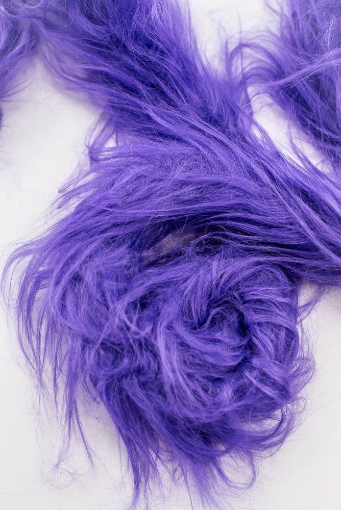 Artificial Purple Furry Spiral Curly Spray - 28" - Greenery Market57302PU