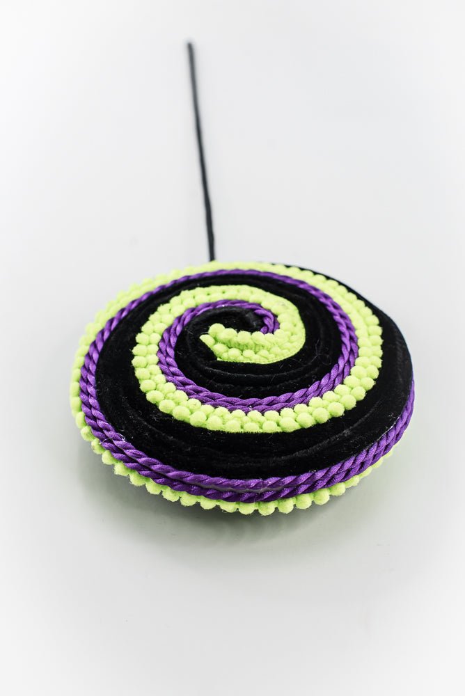 Artificial Purple & Green Lollipop Spray - 20" - Greenery Market57387PU