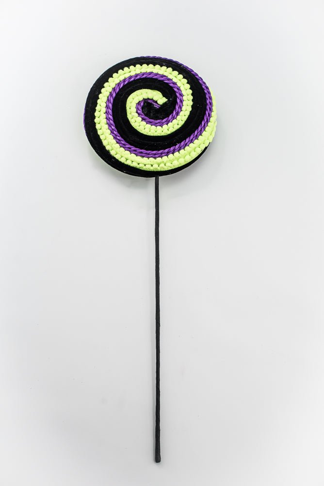 Artificial Purple & Green Lollipop Spray - 20" - Greenery Market57387PU
