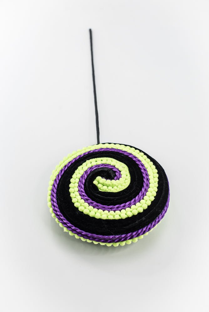 Artificial Purple & Green Lollipop Spray - 20" - Greenery Market57387PU