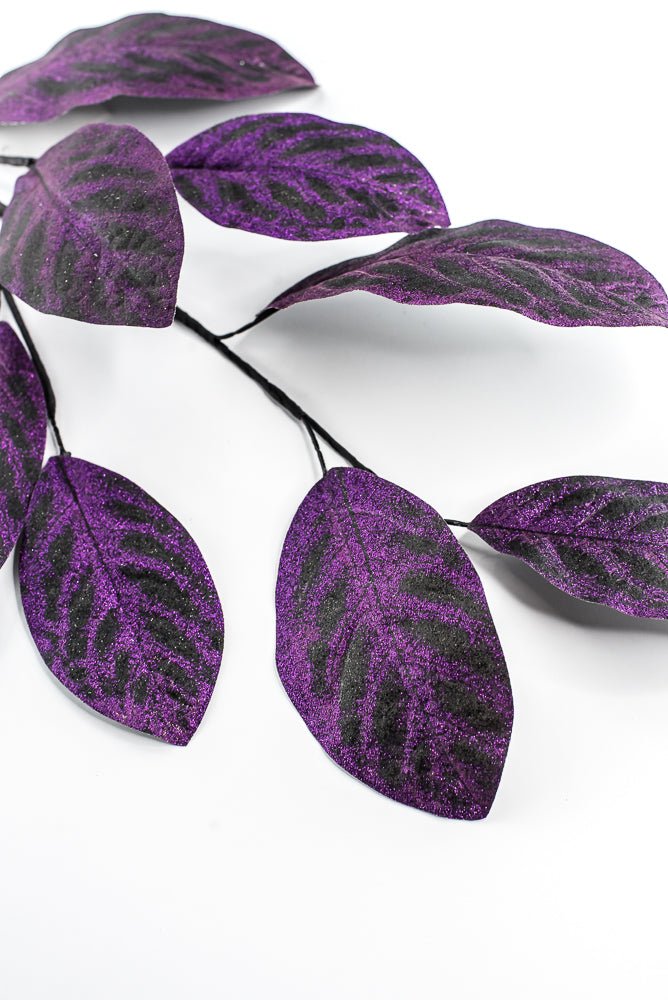 Artificial Purple Magnolia Leaf Spray - 32" - Greenery MarketArtificial Flora65706-PU