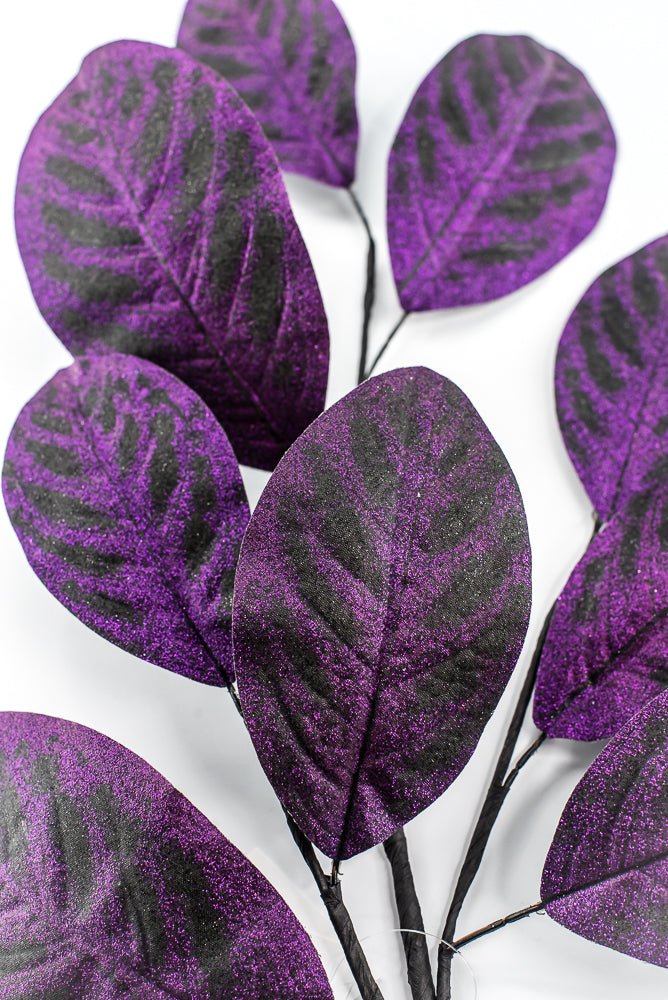 Artificial Purple Magnolia Leaf Spray - 32" - Greenery MarketArtificial Flora65706-PU