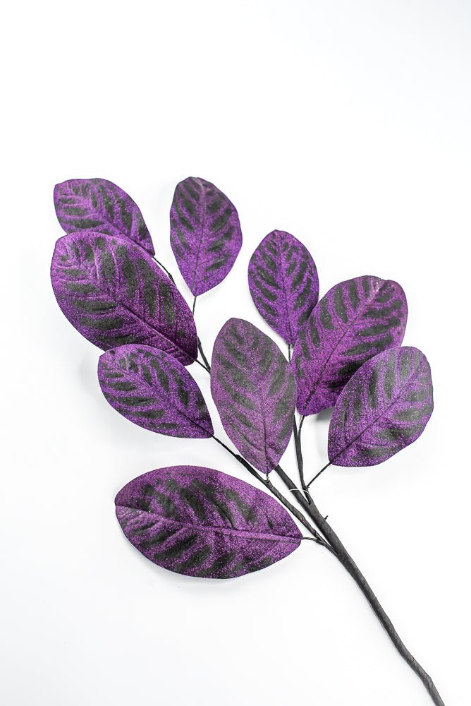Artificial Purple Magnolia Leaf Spray - 32" - Greenery MarketArtificial Flora65706-PU