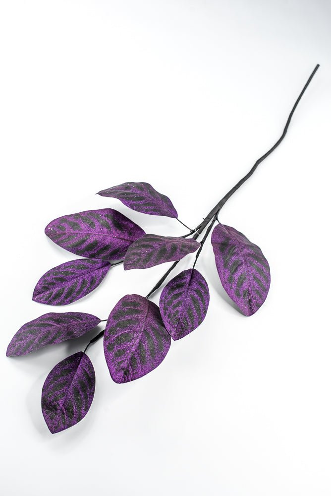 Artificial Purple Magnolia Leaf Spray - 32" - Greenery MarketArtificial Flora65706-PU