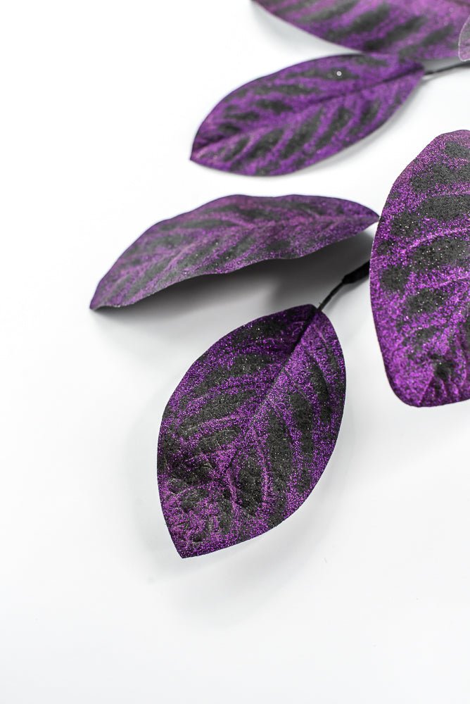 Artificial Purple Magnolia Leaf Spray - 32" - Greenery MarketArtificial Flora65706-PU