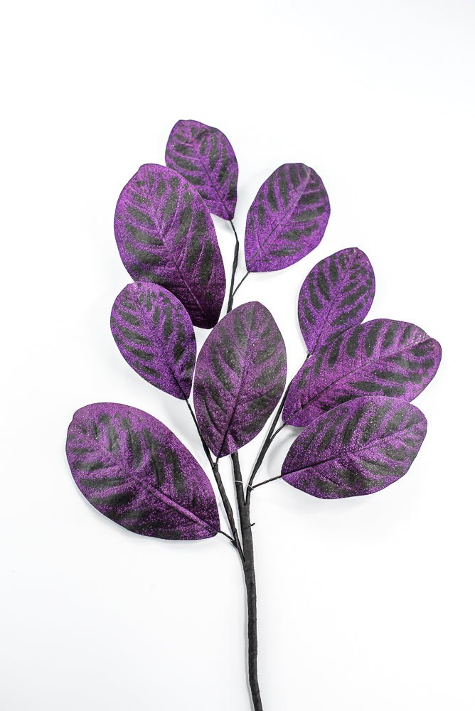 Artificial Purple Magnolia Leaf Spray - 32" - Greenery MarketArtificial Flora65706-PU