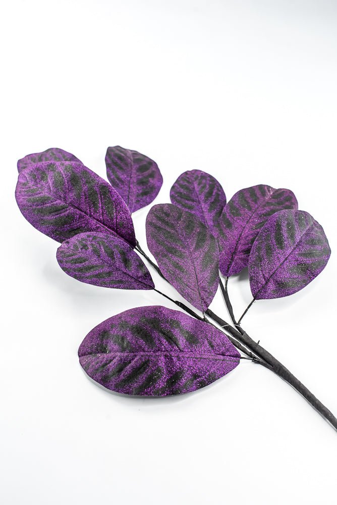 Artificial Purple Magnolia Leaf Spray - 32" - Greenery MarketArtificial Flora65706-PU