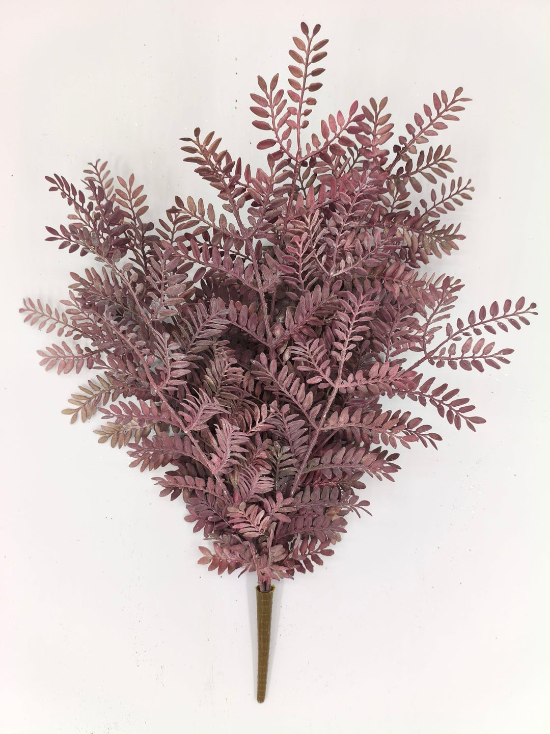Artificial Purple Plastic Fern Bush - 20" - Greenery MarketArtificial Flora85919-UV-PU