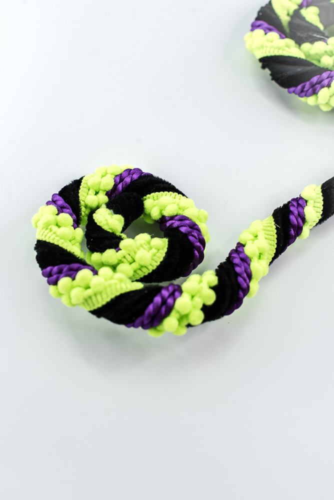 Artificial Purple Stripe Spiral Curly Spray - 28" - Greenery MarketArtificial Flora57402PU