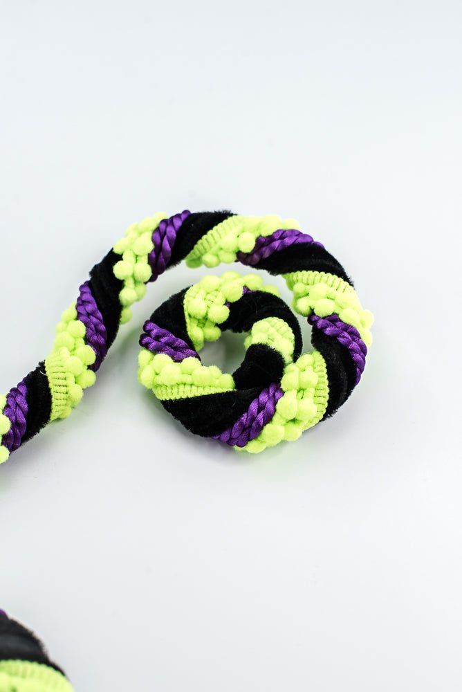 Artificial Purple Stripe Spiral Curly Spray - 28" - Greenery MarketArtificial Flora57402PU