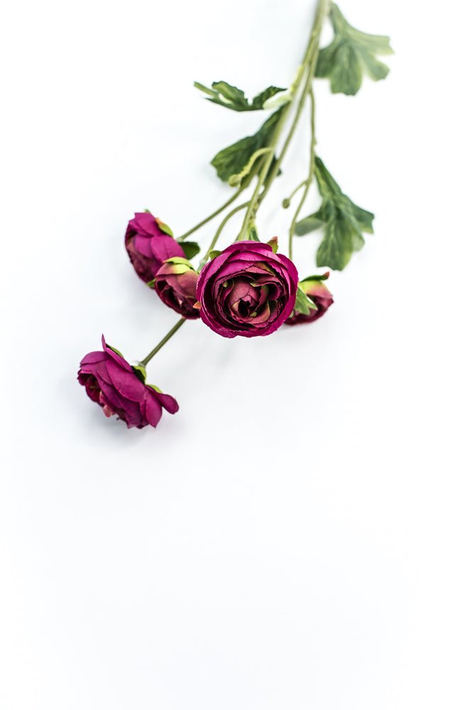 Artificial Ranunculus Spray - Beauty - Greenery Marketartificial flowers29467BT