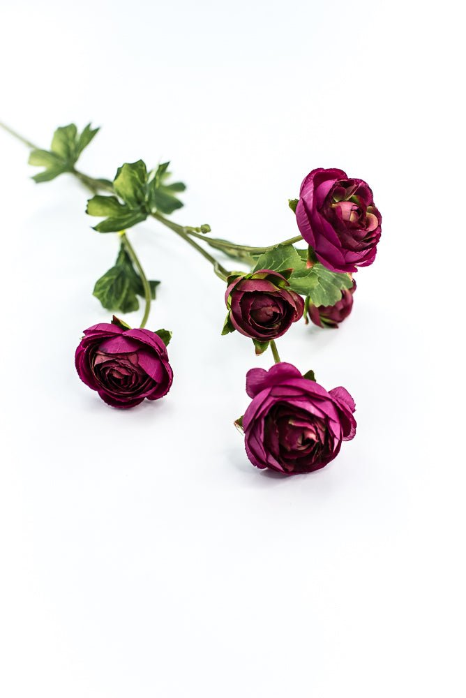 Artificial Ranunculus Spray - Beauty - Greenery Marketartificial flowers29467BT