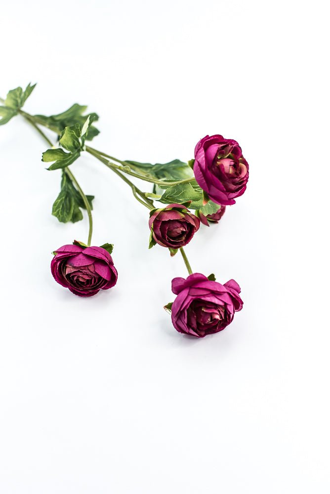 Artificial Ranunculus Spray - Beauty - Greenery Marketartificial flowers29467BT