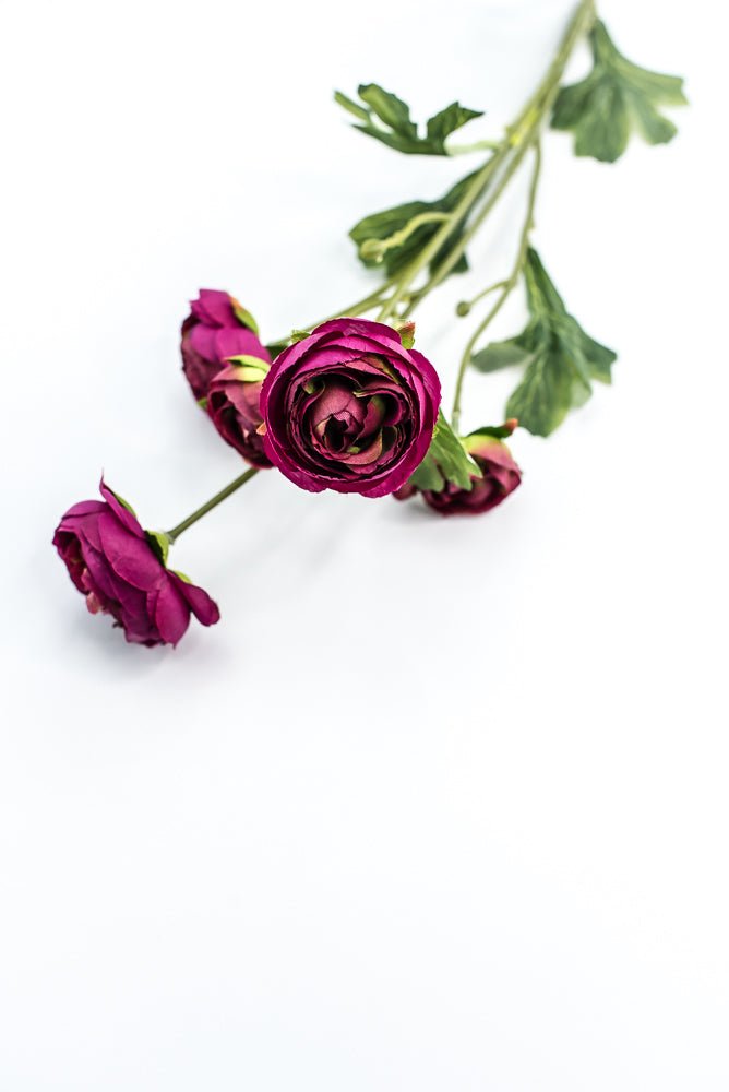 Artificial Ranunculus Spray - Beauty - Greenery Marketartificial flowers29467BT