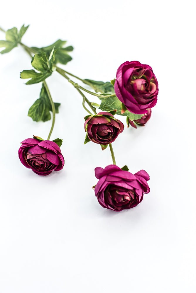 Artificial Ranunculus Spray - Beauty - Greenery Marketartificial flowers29467BT