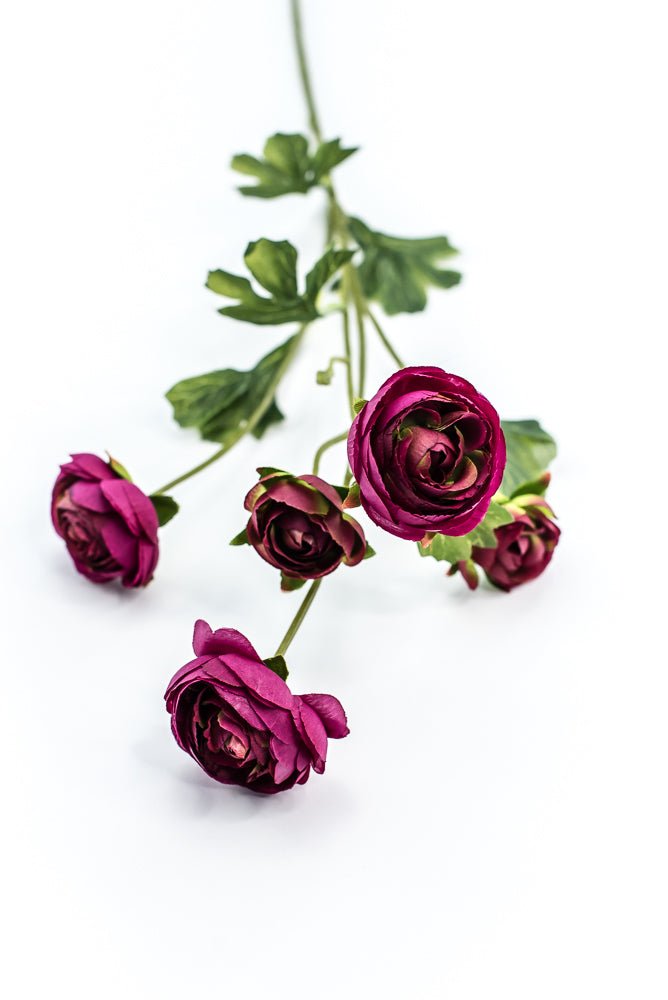 Artificial Ranunculus Spray - Beauty - Greenery Marketartificial flowers29467BT