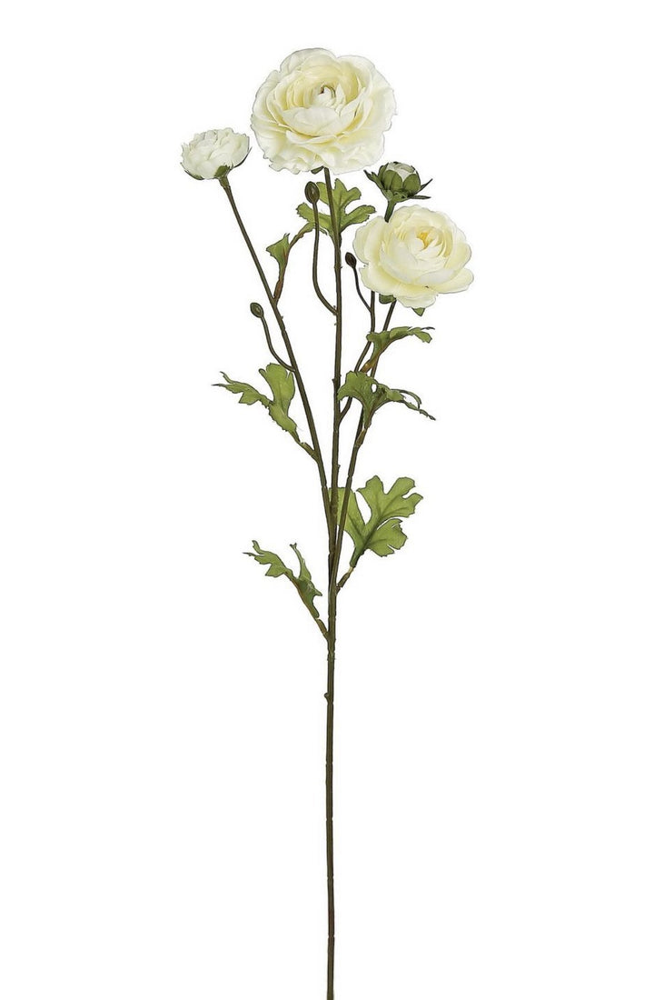 Artificial Ranunculus spray - cream - Greenery Marketartificial flowers4987-C