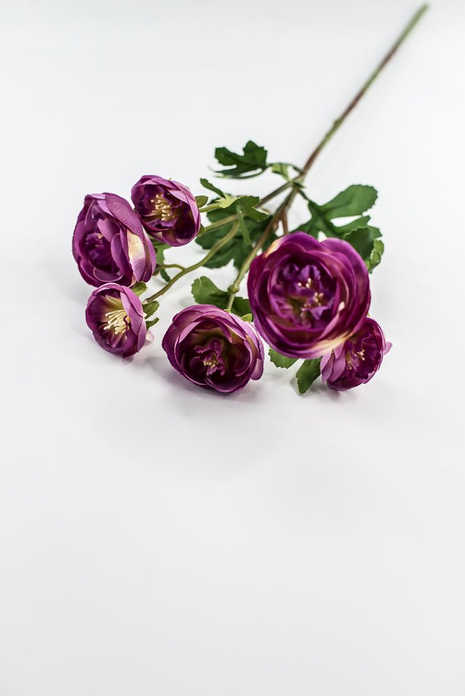 Artificial Ranunculus Spray - fuchsia - Greenery Marketartificial flowers5620-FU