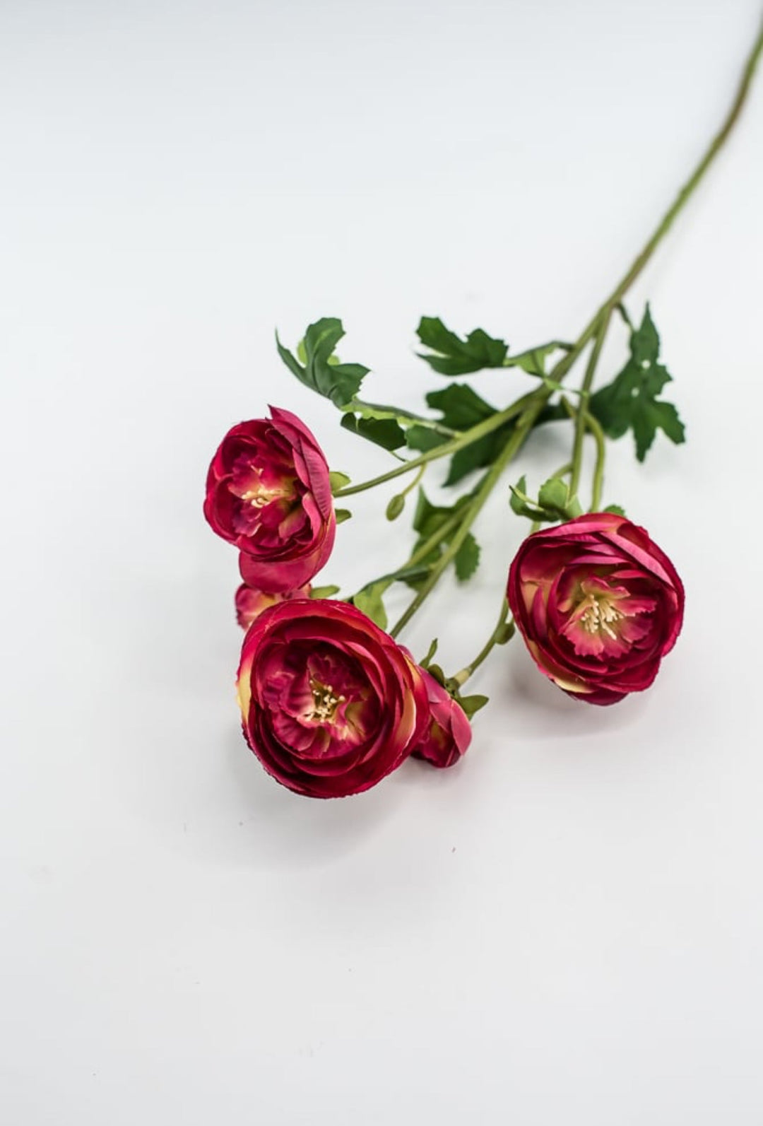 Magenta Ranunculus Artificial Ranunculus Spray - magenta pink - Greenery Market