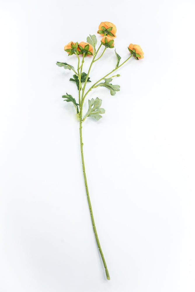 Artificial Ranunculus Spray - Orange - Greenery Marketartificial flowers29467OR