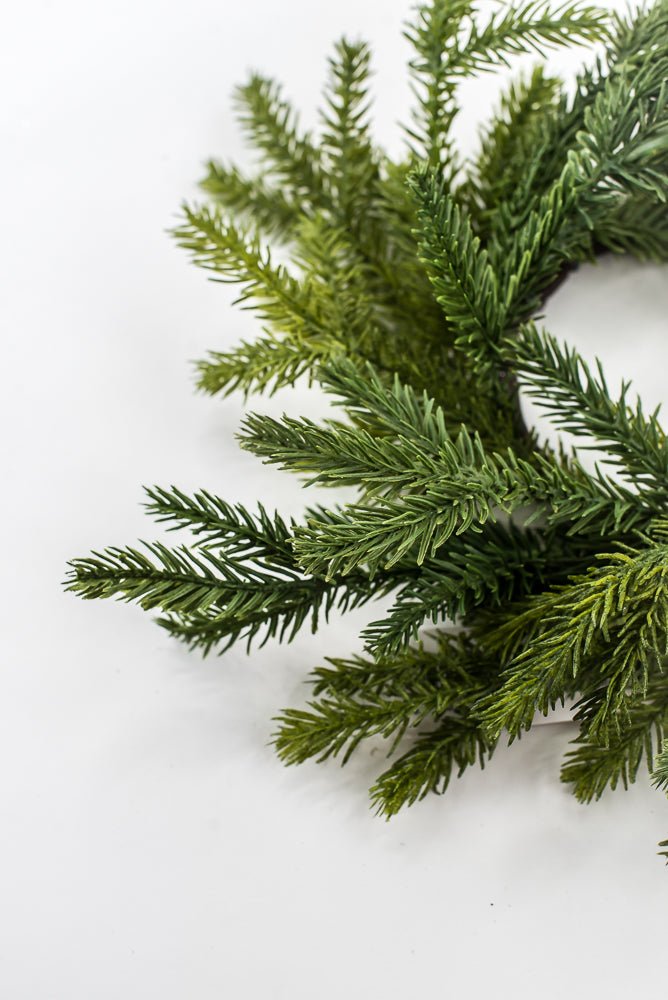 Artificial Real Touch Pine Candle Ring - 12" - Greenery MarketArtificial FloraX2206-G