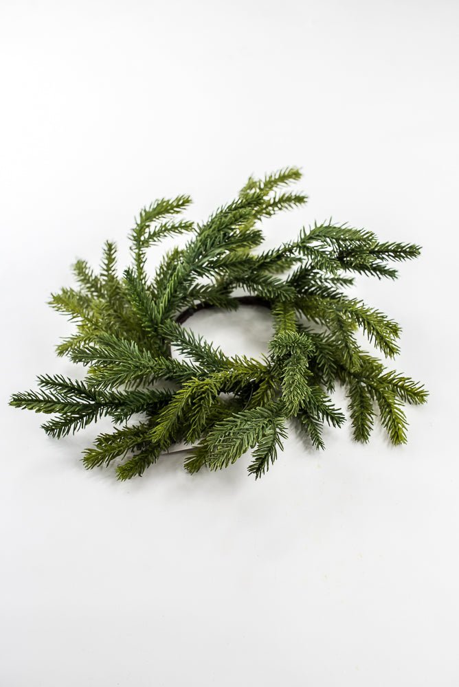 Artificial Real Touch Pine Candle Ring - 12" - Greenery MarketArtificial FloraX2206-G
