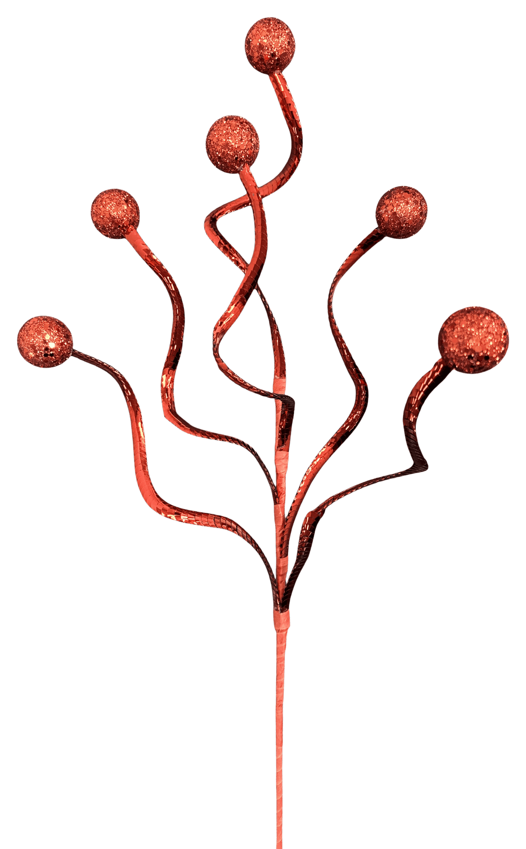 Artificial Red Ball Spring Spray - 25" - Greenery MarketArtificial Flora86914RD