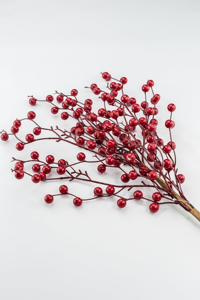 Artificial Red Berry Bush - 24" - Greenery MarketArtificial Flora86310RD