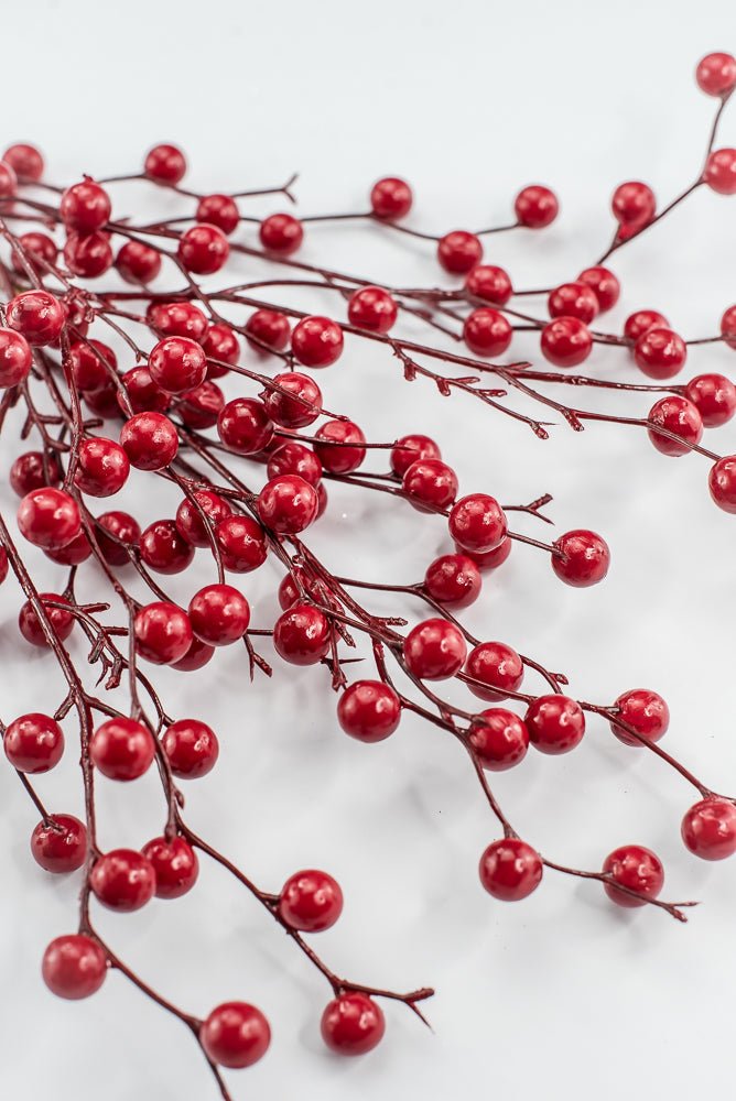 Artificial Red Berry Bush - 24" - Greenery MarketArtificial Flora86310RD