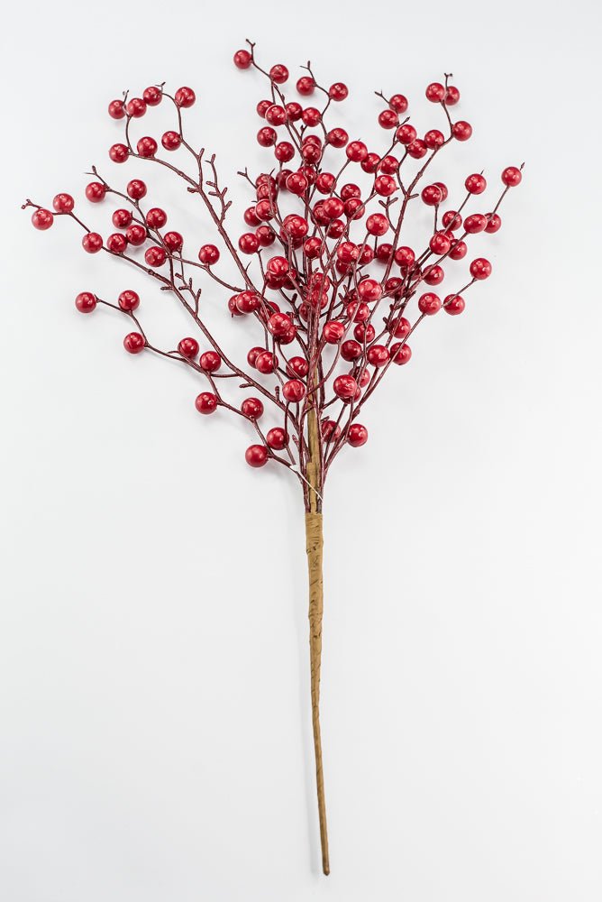 Artificial Red Berry Bush - 24" - Greenery MarketArtificial Flora86310RD