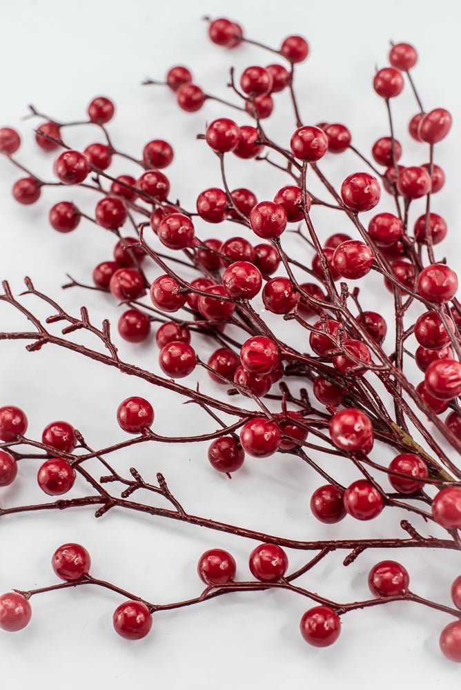 Artificial Red Berry Bush - 24" - Greenery MarketArtificial Flora86310RD