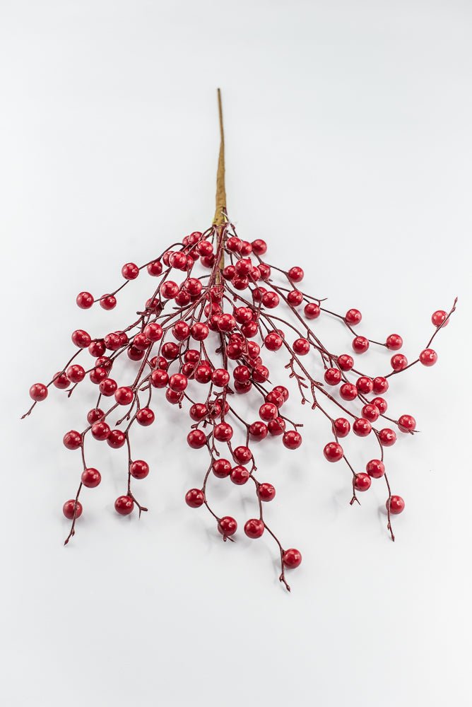 Artificial Red Berry Bush - 24" - Greenery MarketArtificial Flora86310RD