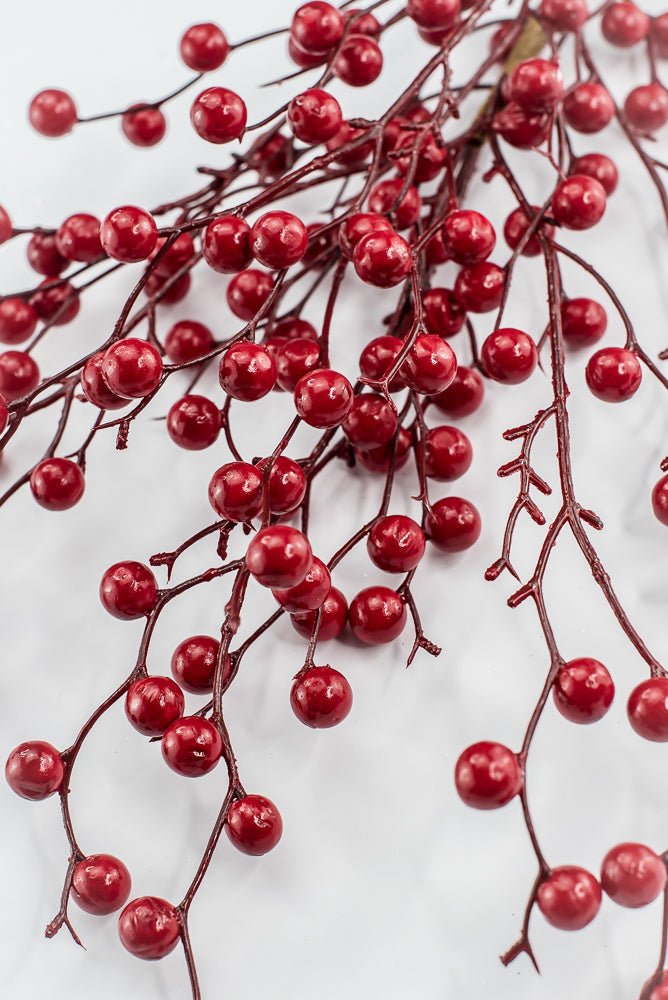 Artificial Red Berry Bush - 24" - Greenery MarketArtificial Flora86310RD