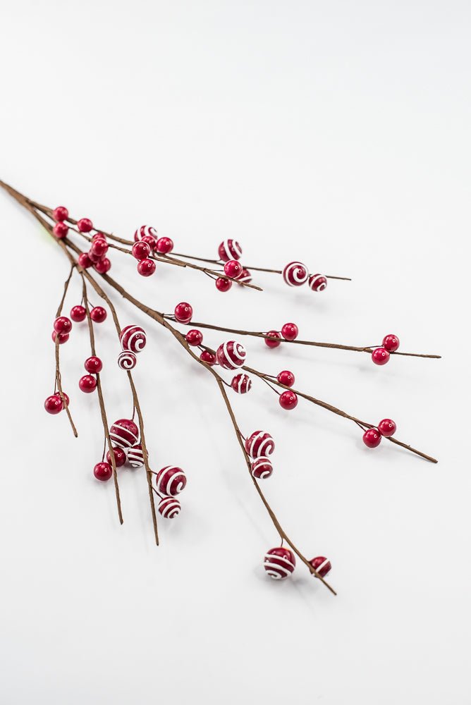 Artificial Red Berry Spray - 26.5" - Greenery Market86853RD