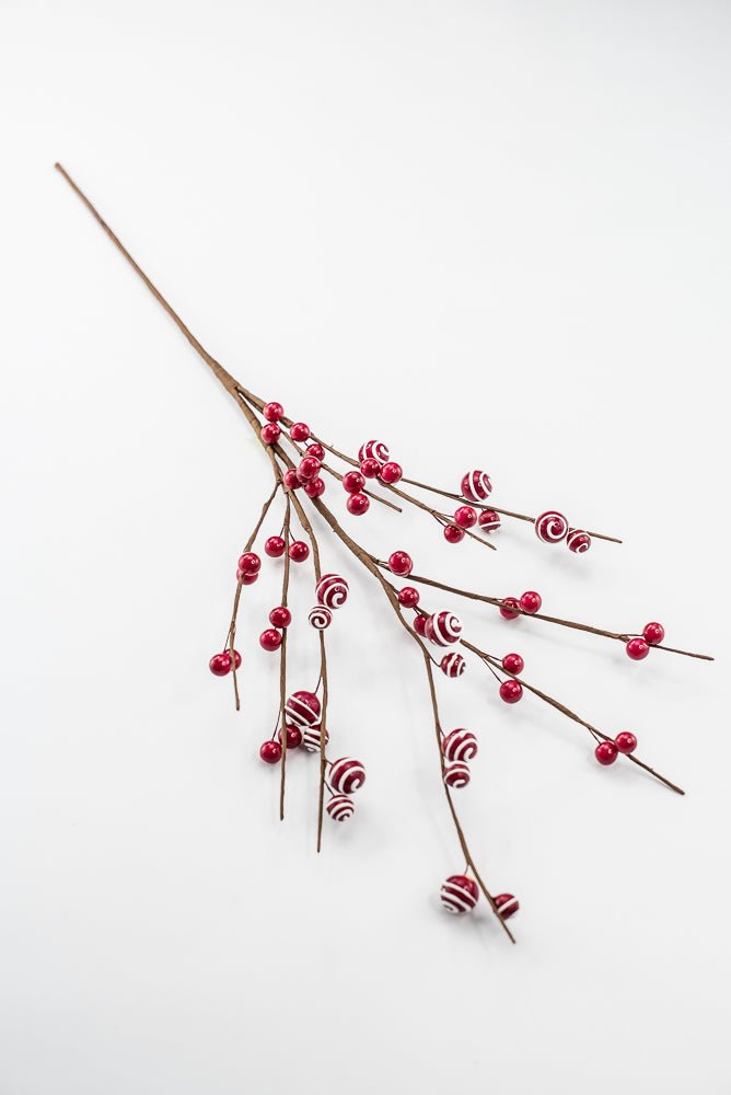 Artificial Red Berry Spray - 26.5" - Greenery Market86853RD