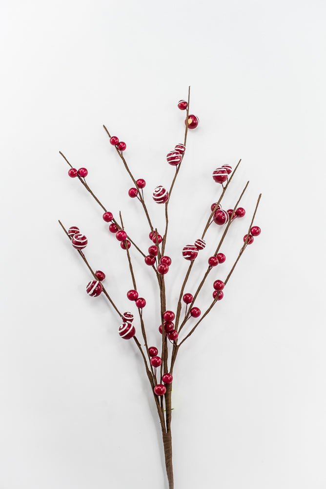 Artificial Red Berry Spray - 26.5" - Greenery Market86853RD