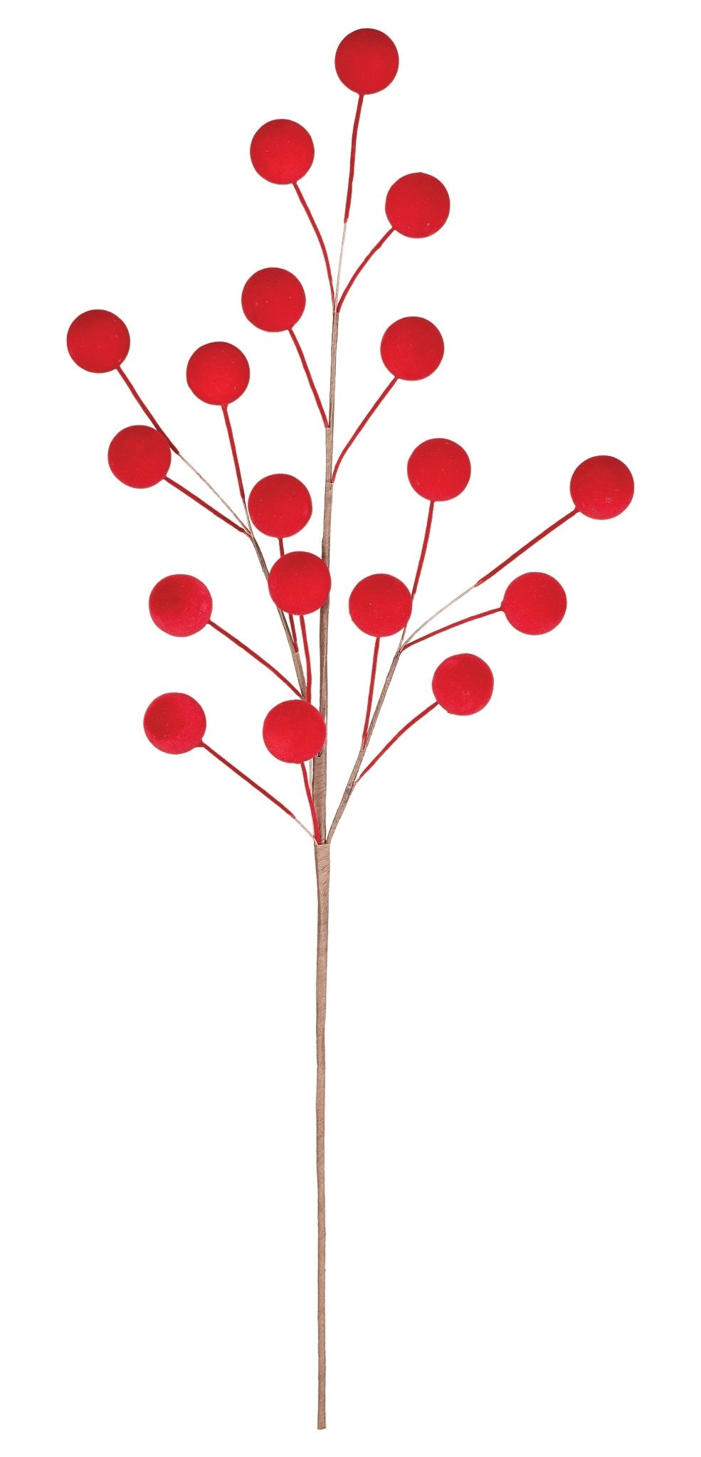 Artificial Red Berry Spray - 26" - Greenery MarketArtificial FloraXB694-R