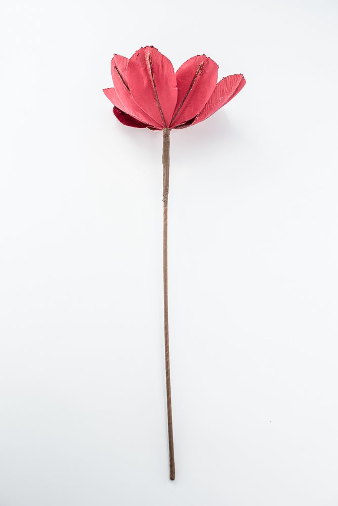 Artificial Red Jewel Magnolia Stem - 18" - Greenery MarketArtificial Flowers282391