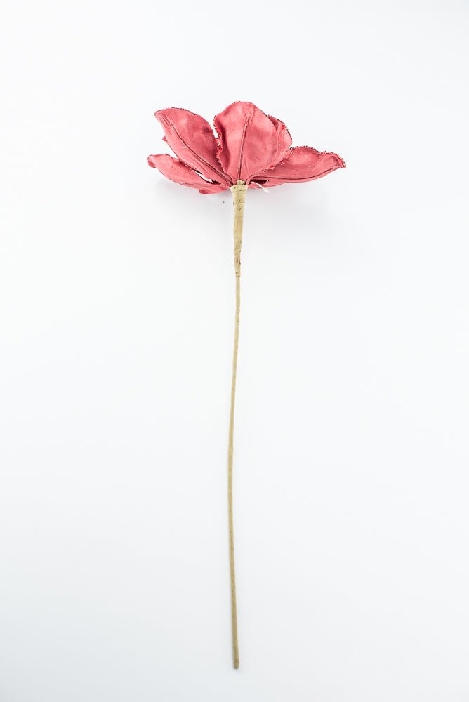 Artificial Red Magnolia Stem - 20" - Greenery MarketArtificial Flowers283320