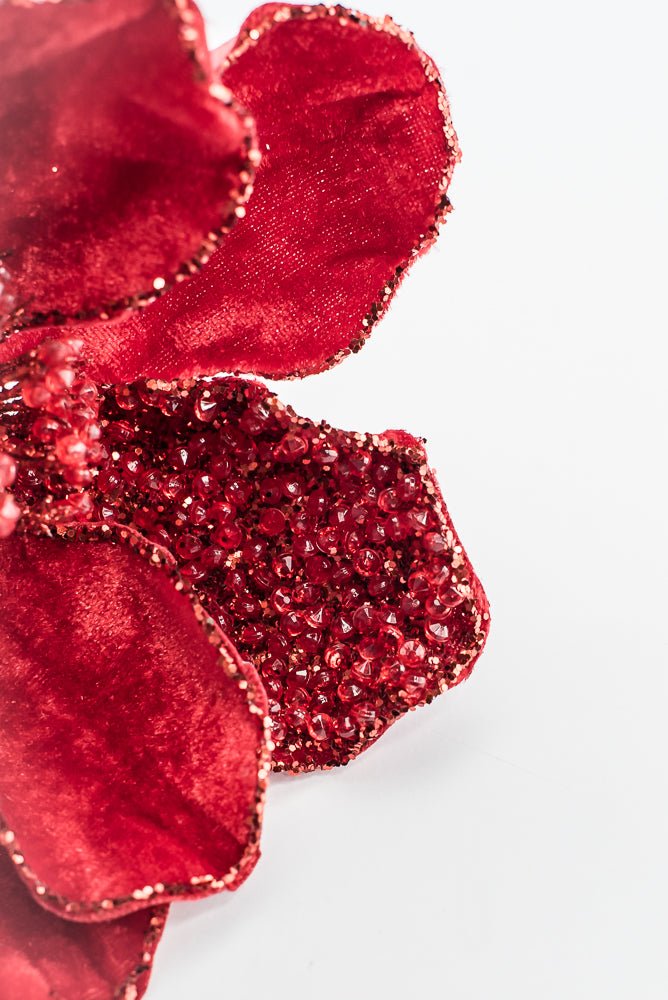 Artificial Red Magnolia Stem - 20" - Greenery MarketArtificial Flowers283320